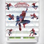 Felicityhome - Spiderman - Örümcek Adam - Çocuk Odası Perdesi - Baskılı Zebra Perde
