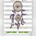 Felicityhome – Otantik Süs Dijital Baskılı Zebra Perde-çocuk Odası Perdesi-zebra Stor Perde