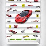 Felicityhome - Ferrari Arabalı - Çocuk Odası Perdesi - Baskılı Zebra Perde