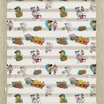 Felicityhome - Çocuk Odası Kral Şakir ve Arkadaşları Baskılı Zebra Perde