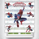 Felicityhome – Spiderman - Örümcek Adam - Çocuk Odası Perdesi - Baskılı Zebra Perde