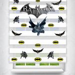 Felicityhome – Batman Baskılı Çocuk Odası Perdesi - Baskılı Zebra Perde