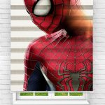 Felicityhome – Genç Odası - Örümcek Adam (spiderman) Baskılı Zebra Perde