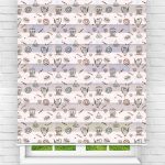 Felicityhome – Tatlı Atıştırmalıklar Dijital Baskılı Zebra Perde-çocuk Odası Perdesi-zebra Stor Perde