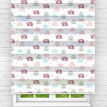 Felicityhome – Mor Filli Dijital Baskılı Zebra Perde-çocuk Odası Perdesi-zebra Stor Perde