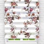 Felicityhome – Çok Renkli Sarmaşık Çiçek Dijital Baskılı Zebra Perde-çocuk Odası Perdesi-zebra Stor Perde