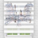 Felicityhome – Sokak Görünümü Dijital Baskılı Zebra Perde-genç Odası Perdesi- Zebra Stor Perde